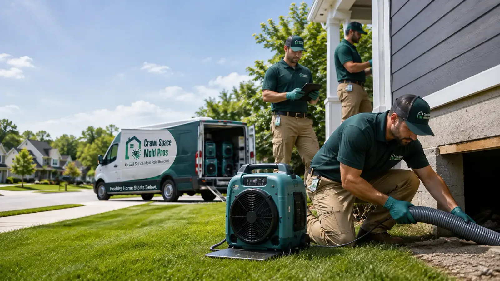 Crawl Space Mold Removal in Joliet, MT
